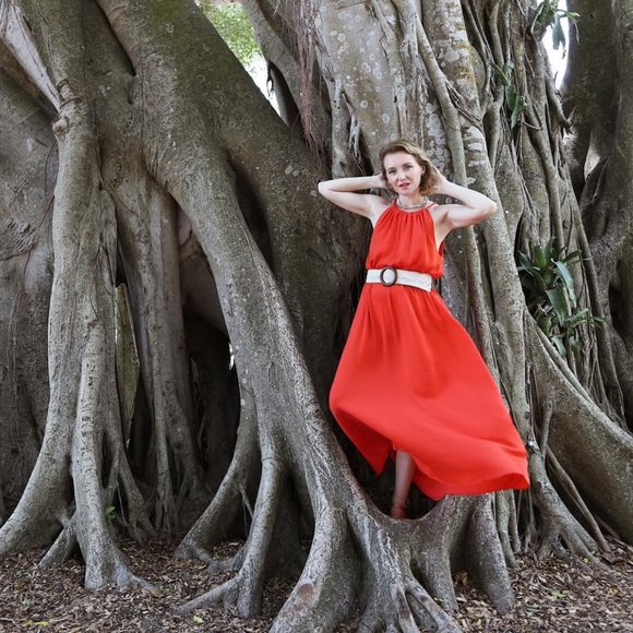 Nicole Miller maxi red dress, size S - Picture 5 of 10
